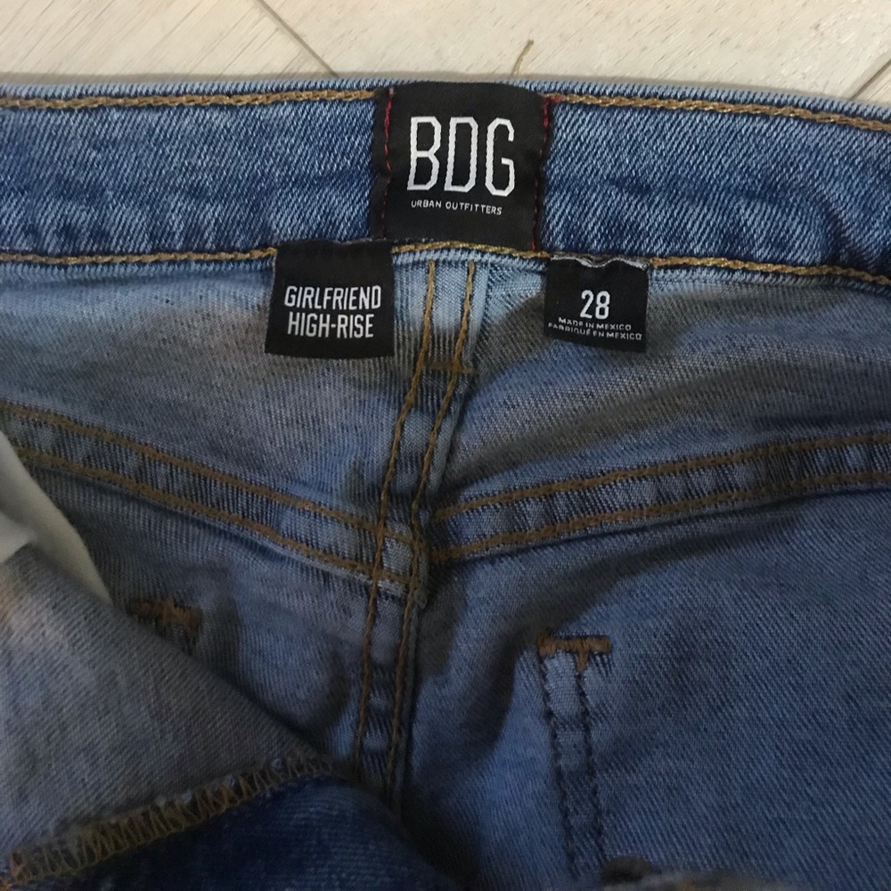 BDG high rise girlfriend jeans